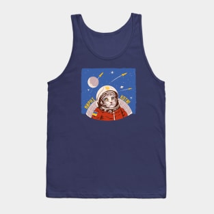 Ukrainian Space Cat Tank Top